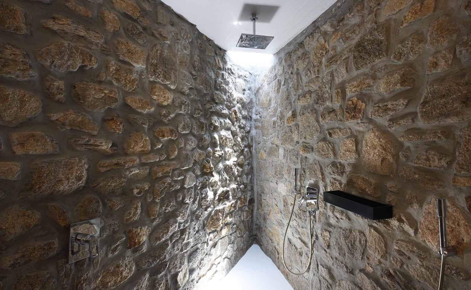 Stone shower